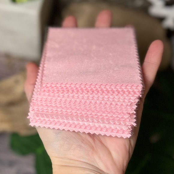 Individually Wrapped Blank Jewelry Cleaning Polishing Cloths Resin, Glasses Lot - Picture 14 of 16